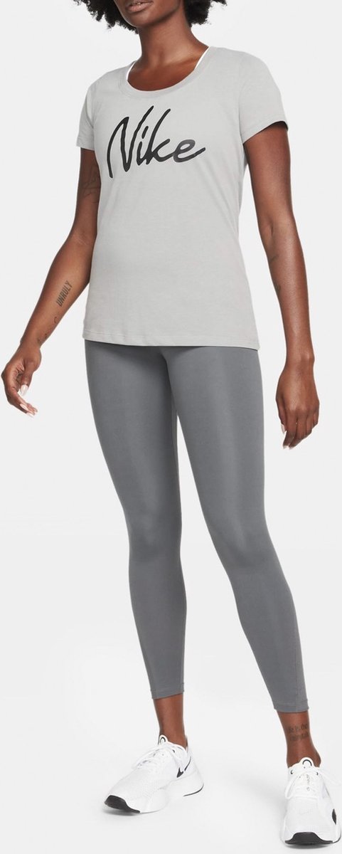 Nike One Dri-FIT Mid Rise 7/8 Sportlegging dames - Maat L