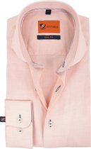 Suitable - Overhemd Pinpoint Oranje 174-3 - 42 - Heren - Slim-fit