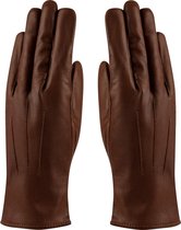 Hatland - Handschoenen voor dames - Tara - Kastanjebruin - maat XL