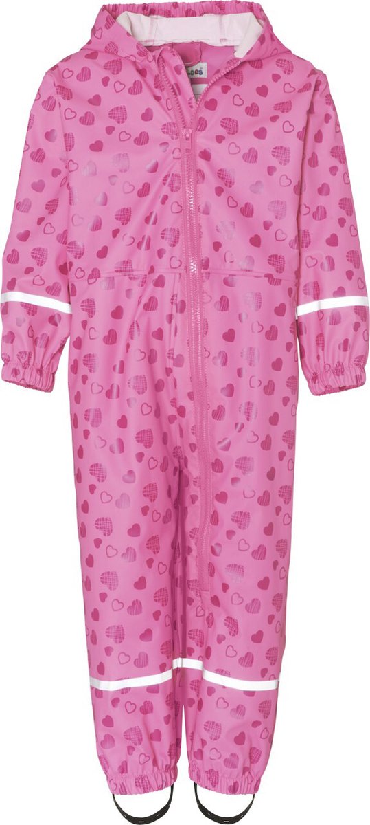 Playshoes - Regenoverall voor meisjes - Hartjes - Roze - maat 80cm op Prijzenvolger.com