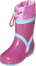 Playshoes - Regenlaarzen voor kinderen met trekkoord - Basis - Geel - maat 33EU