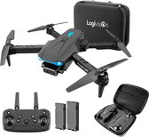 Logivision S89 Drone met 4K Camera - Drone met Camera voor Buiten/Binnen - Mini Drone - Drone voor Kinderen/Volwassenen - 45 Minuten Vliegtijd - Inclusief GRATIS Accu & Opbergtasje