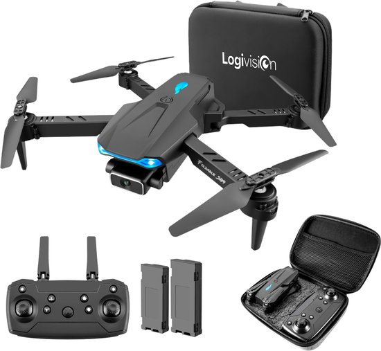 Logivision S89 Drone met 4K Camera - Drone met Camera voor Buiten/Binnen - Mini  Drone... | bol.com