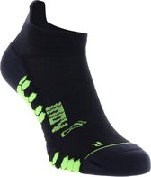 Trailfly Ultra Sock Low Zwart/Groen Hardloopsokken Laag