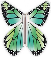 Magic Butterfly ® - Opdraai Vlinder - Magische Vlinders - Vlinder voor in een kaart - New Concept Green 10 stuks