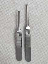 Belux Surgical /Set van 2 DeBakey Bulldog Clamp 9 & 8 CM  / duimklem gebruikt om de bloedstroom in een vat te stoppen