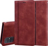 Bookcase Samsung Galaxy A71 | Étui de téléphone en cuir PU | Porte-cartes | Marron
