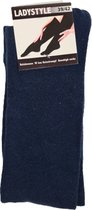 Kniekousen sokken - Donkerblauw - Katoen / Polyester / Elastaan - Maat 39-42