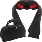 Omnium - Shiatsu Massagekussen - Nekmassage apparaat - Warmtefunctie - Inclusief autolader en draagtas - Zwart
