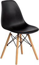 design stoel - zwart - 2 delige set - keuken - huiskamer - eetkamerstoel - kuipstoel - eetkamerstoelen - woonkamerstoel - woonkamerstoelen - kuipstoelen set van 2 - moderne kuipsto
