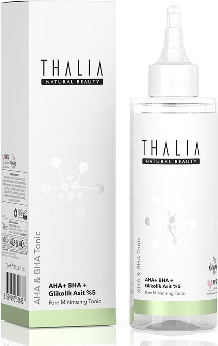 Thalia Porie Verstevigende en Zuiverende Tonic 200 ml AHA+BHA+ Glycolzuur 5% - 200 ml