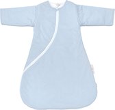 Pacco winterslaapzak - baby - met afritsbare mouwen - 110 cm - blauw - jersey katoen