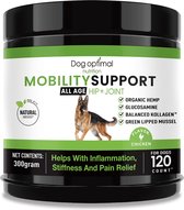 DOG OPTIMAL Gewricht supplement 120 stuks - Mobility - Glucosamine hond - Artrose - Heupdysplasie - Gewrichten - Hondensnacks - Hondenkoekjes - Hondensupplementen - Honden - puppy