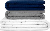 Gravity® therapeutische deken voor volwassenen / jongeren met glaskralen voor betere slaap - Verzwaringsdeken - Verzwaarde Deken - Set 155X220cm - 6kg