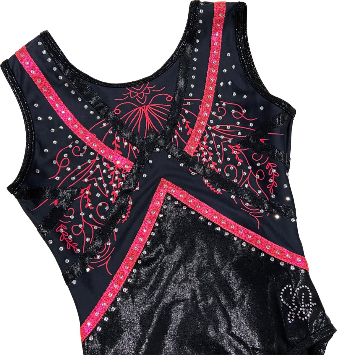 Sparkle&Dream Turnpakje Dana Orangeade Neon - CSM | maat 86 t/m 104 - voor turnen en gymnastiek