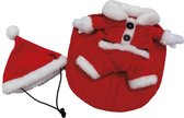 Croci - XMAS SANTA DRESS - Kerstman kostuum voor honden - Ruglente: 35 cm