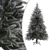 Huis en Tuin Depot Kunstkerstboom Met Sneeuwvlokken 240 Cm Pvc En Pe Groen