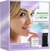 Bakuchiol Anti-Age set dagcrème 50ml + gezichtsscrub 100ml + make-up remover micellaire doekjes 15st