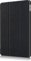 Hoes geschikt voor iPad (2021/2020/2019) Hoes - iPad 10.2 inch 9e/8e en 7e generatie hoes - Tri-fold bookcase - Zwart