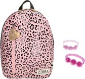 Zebra Rugzak Pink Panter Rugtas - schooltas (m) + armbandje