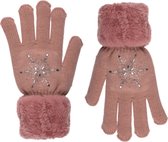 Handschoenen dames - Roze - One size - Voor de winter