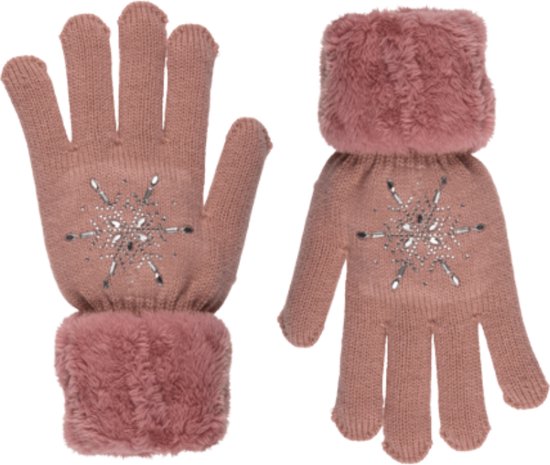 Handschoenen dames - Roze - One size - Voor de winter