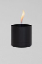 Tafelbrander Lily 8 Zwart - Tenderflame - Verbeterde Bio-ethanol sfeerhaard - Tafelhaard binnen & buiten