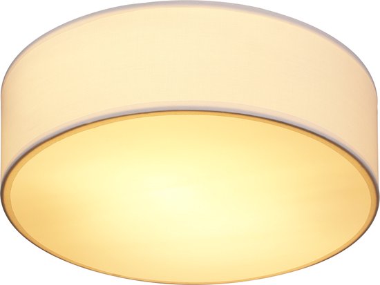 Monzana Plafondlamp 40W Rond - 30cm / Fitting E27 - Wit