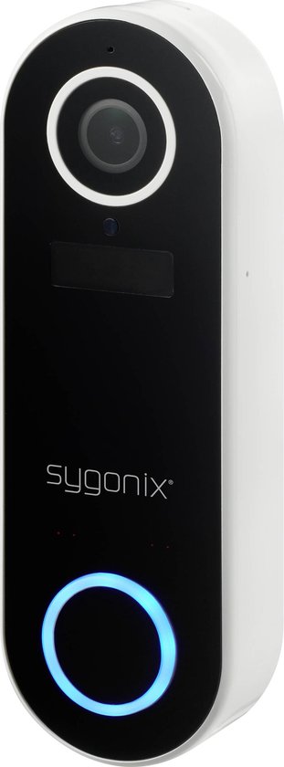 Sygonix Video-deurintercom WiFi 1080p HD Wit/Zwart - Sygonix - €26,94