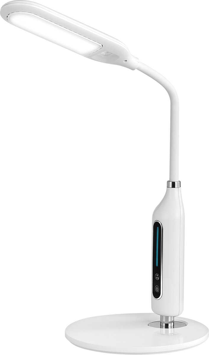 Rebel KOM1012 - LED bureaulamp met instelbare lichtintensiteit, wit