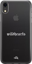 xoxo Wildhearts case voor iPhone XR - Wildhearts White - xoxo Wildhearts Transparant Case