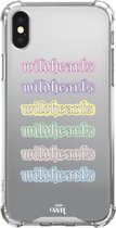 xoxo Wildhearts case voor iPhone XS - Wildhearts Thick Colors - xoxo Wildhearts Mirror Cases