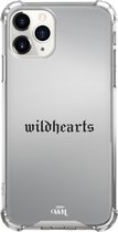 Spiegelhoesje geschikt voor Apple iPhone 11 Pro - Wildhearts Black - Mirror Case