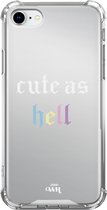 xoxo Wildhearts case voor iPhone 7/8 SE - Cute As Hell - xoxo Wildhearts Mirror Cases