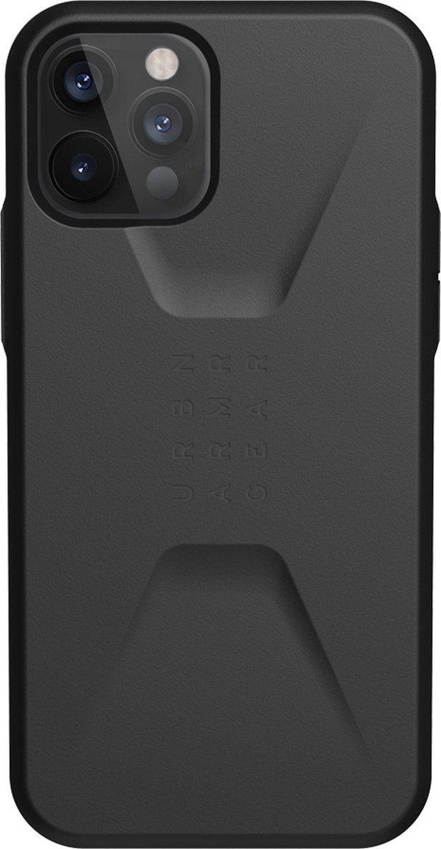 UAG Civilian Backcover iPhone 12 Pro Max - Zwart