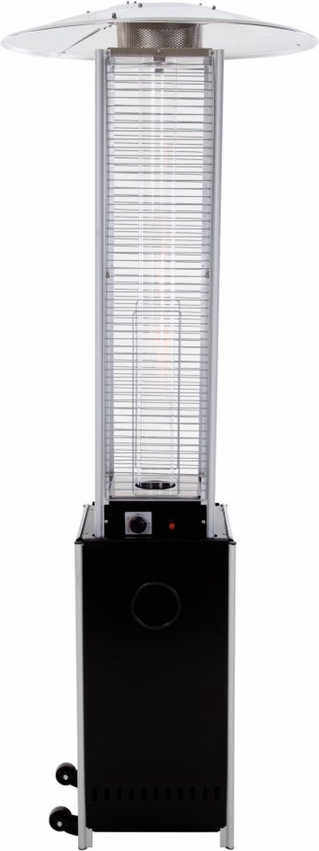 Sunred – Gas flame torch - Gas lijn - Zwart - Staand model - Terrasverwarmer - Gas - 12000 W – Verschillende standen - Elektrische ontsteking - Gas heater - Compleet: incl. gasdrukregelaar & slang – foto 2