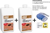 HG tegel impregnerende beschermer (product 13) - 2 stuks + Zaklamp/Knijpkat