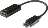 ACT AC7555, 0,15 m, DisplayPort, HDMI Type A (Standard), Mâle, Femelle, Droit