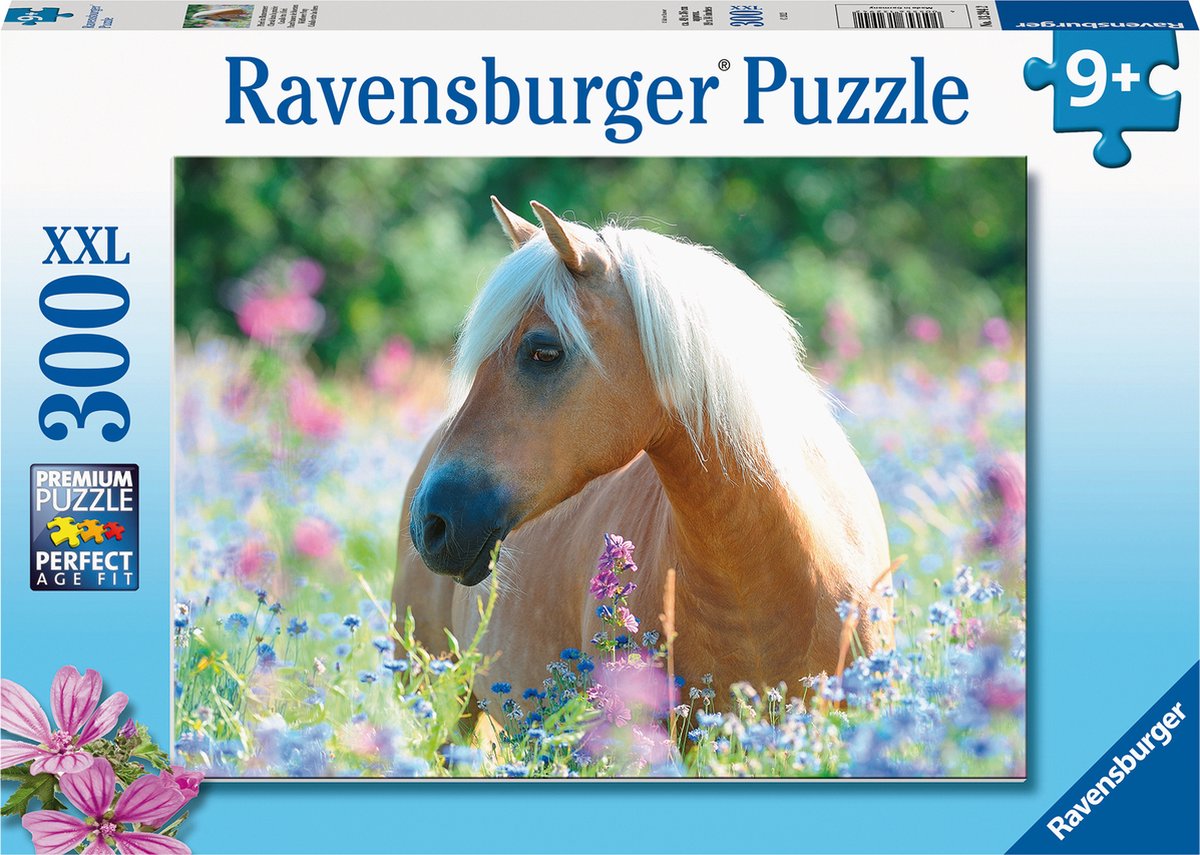 Ravensburger puzzel Paard Tussen de Bloemen - Legpuzzel - 300XXL stukjes