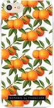 Coque iPhone SE (2020) FOONCASE Coque souple TPU - Coque arrière Mandarin - Botanic Manderin