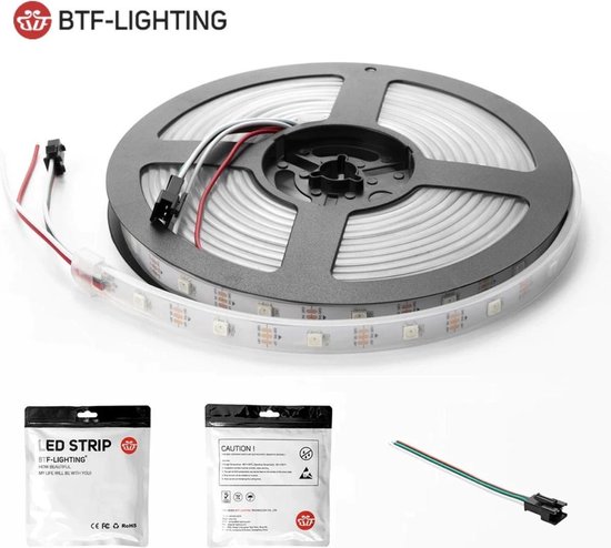 - Individueel Adresseerbare LED Strip - WS2812B LED 5 meter -... | bol.com