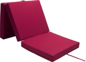 Detex Matras donkerrood 190x70x10cm opvouwbaar