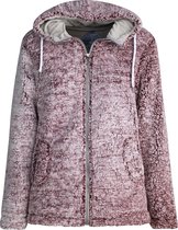 BJØRNSON XANDRA Sherpa Fleece Vest Zacht / 4 Seizoenen Dames - Maat 38 - Fuchsia Roze Melange