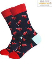Fun sokken met Zeepaardjes - Organisch katoen - Maat 35/40