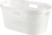 Curver - Infinity Recycled Dots - Wasmand - 40L - Wit