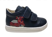 Falcotto velcro's rode vespa lederen sneakers Avispa Navy mt 21