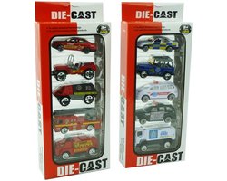 Modelautootjes DieCast 1:64 pak a 5 st. (1 stuk) assorti