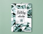 Studio Sara - Botanische verjaardagskalender - A4 - Spiraalbinding - Aquarel