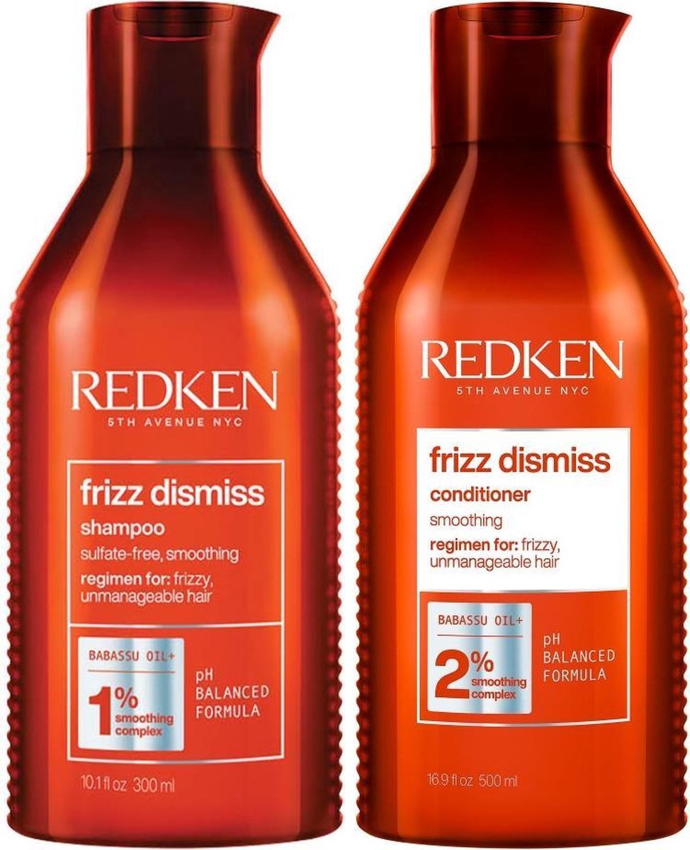 Redken - Frizz Dismiss Shampoo + Conditioner - 2x 300ml