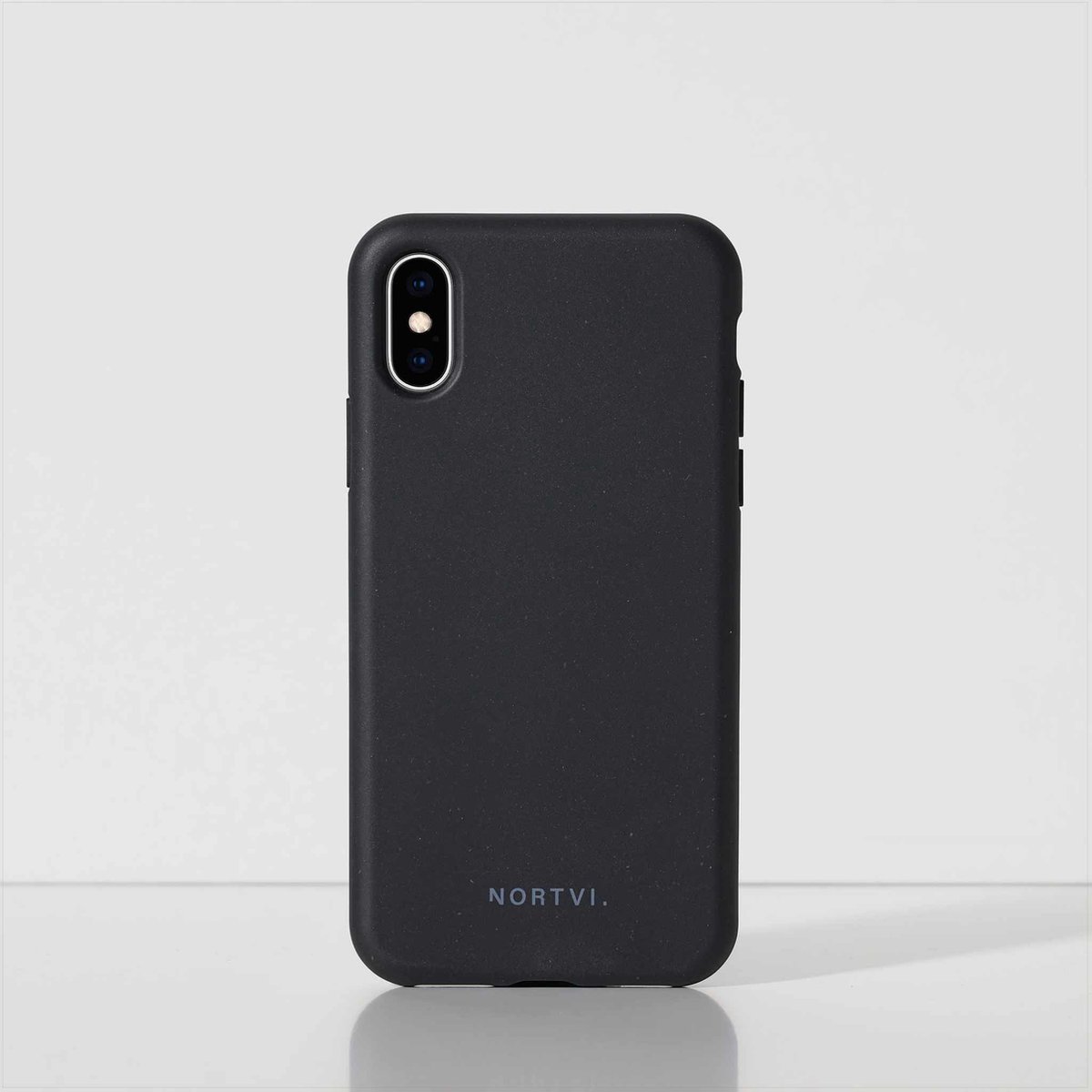 NORTVI iPhone XS hoesje | Zwart | Sterk, Duurzaam & Fashionable